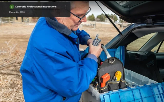 Colorado Professional Inspections - Preparing the tools